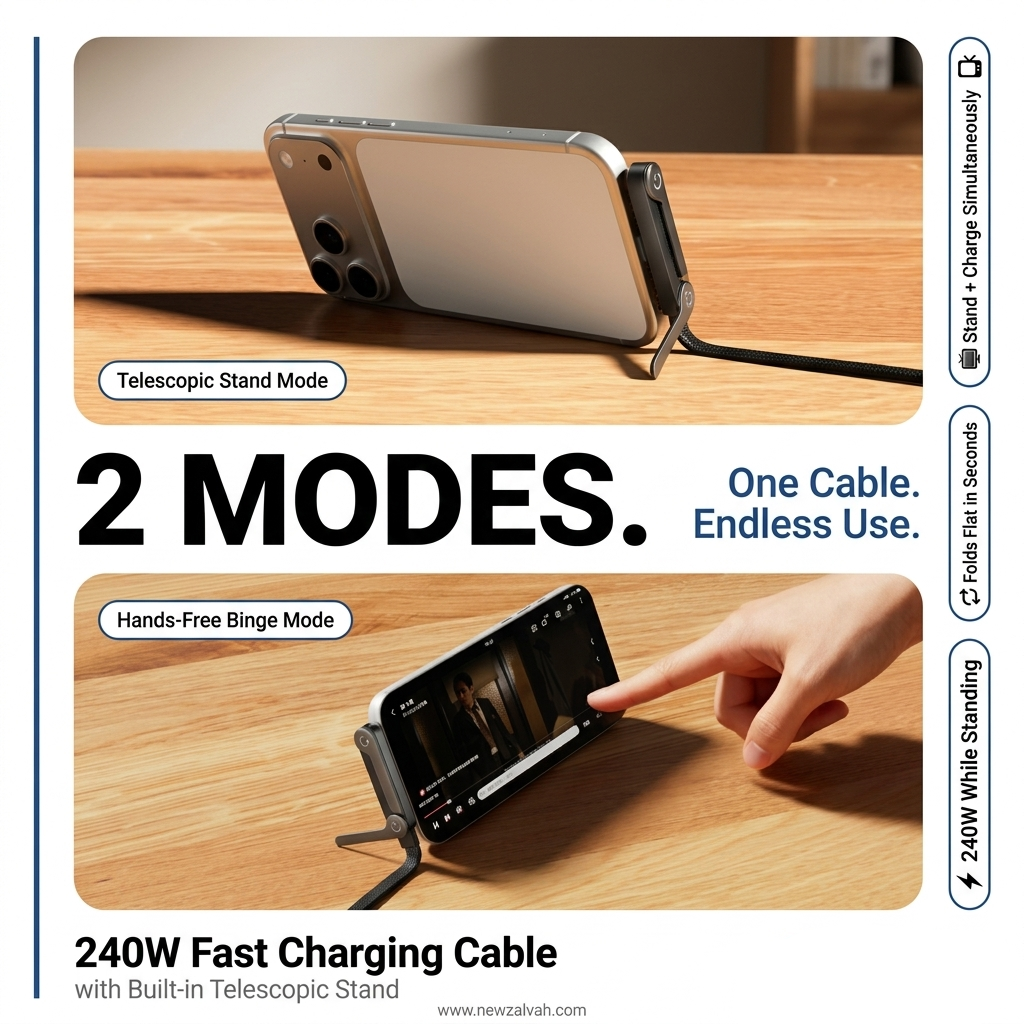 Gaming Elbow Phone Holder Data Cable
